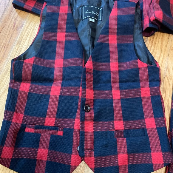 LUOBO BEI BEI, 4 PIECE CHECKED SUIT, KIDS, CHILDREN, TODDLERS, BOYS, WOMEN - Picture 12 of 16